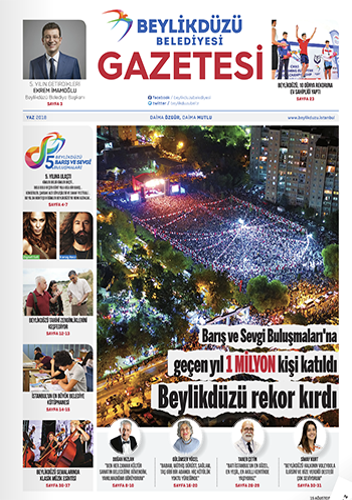 Beylikdüzü Belediye Gazetesi Yaz 2018