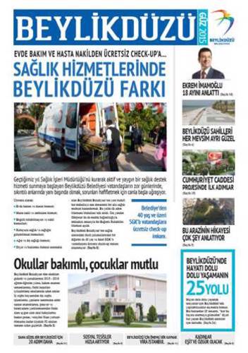 Beylikdüzü Belediye Gazetesi Güz 2015