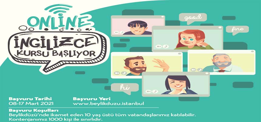ONLINE İNGİLİZCE KURSU KAYITLARI BAŞLADI