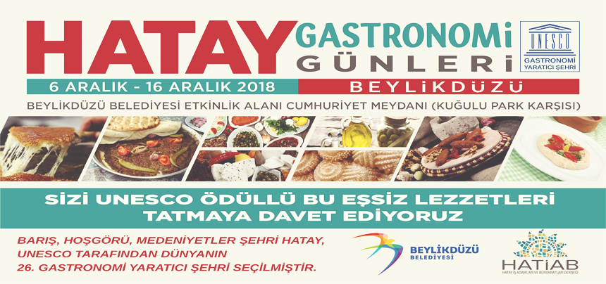 HATAY GASTRONOMİ GÜNLERİ BAŞLIYOR