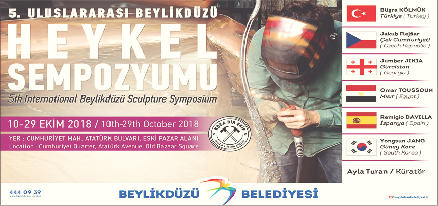 5. ULUSLARARASI BEYLİKDÜZÜ HEYKEL SEMPOZYUMU BAŞLIYOR