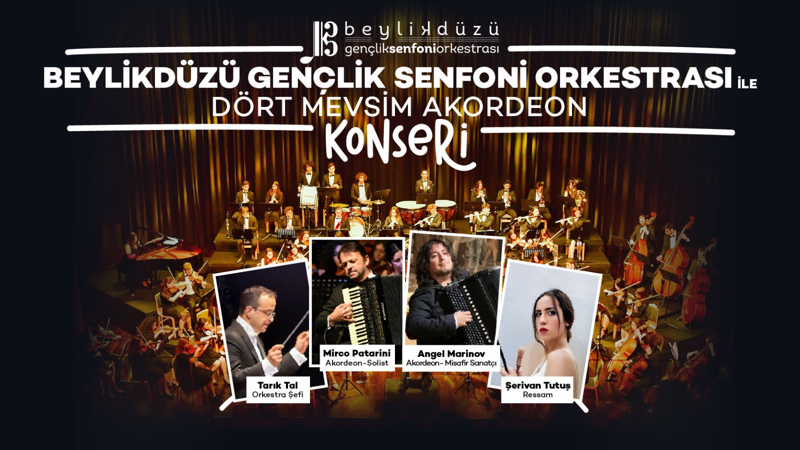 Beylikdüzü Gençlik Senfoni Orkestrası Konseri – Mirco Patarini (Akordeon)