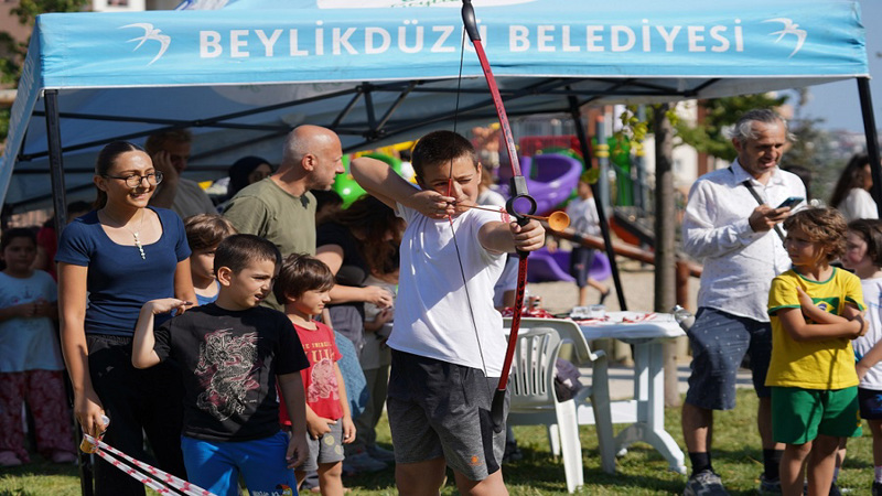 Tatil Coşkusu Çocuk Spor Şenliği’nde Yaşandı
