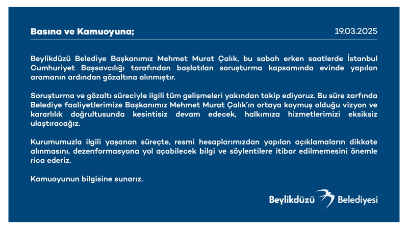 Basına ve Kamuoyuna
