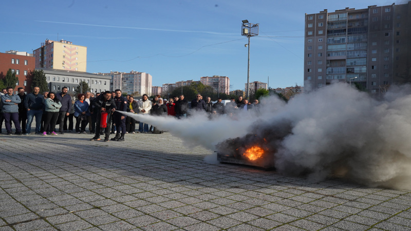 Beylikdüzü Belediyesi’nden Çalışanlarına Yangın Güvenlik Eğitimi