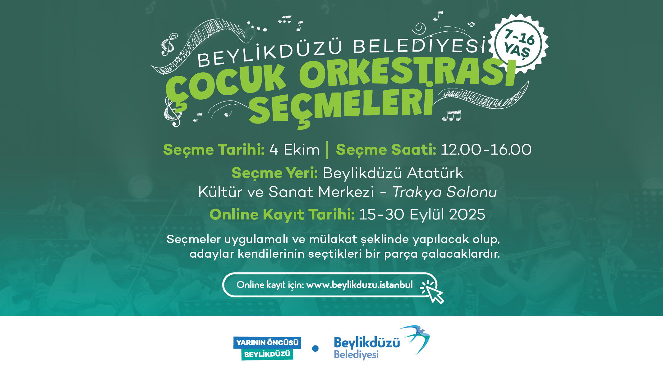 Çocuk orkestrası seçmeler 2025_Twitter