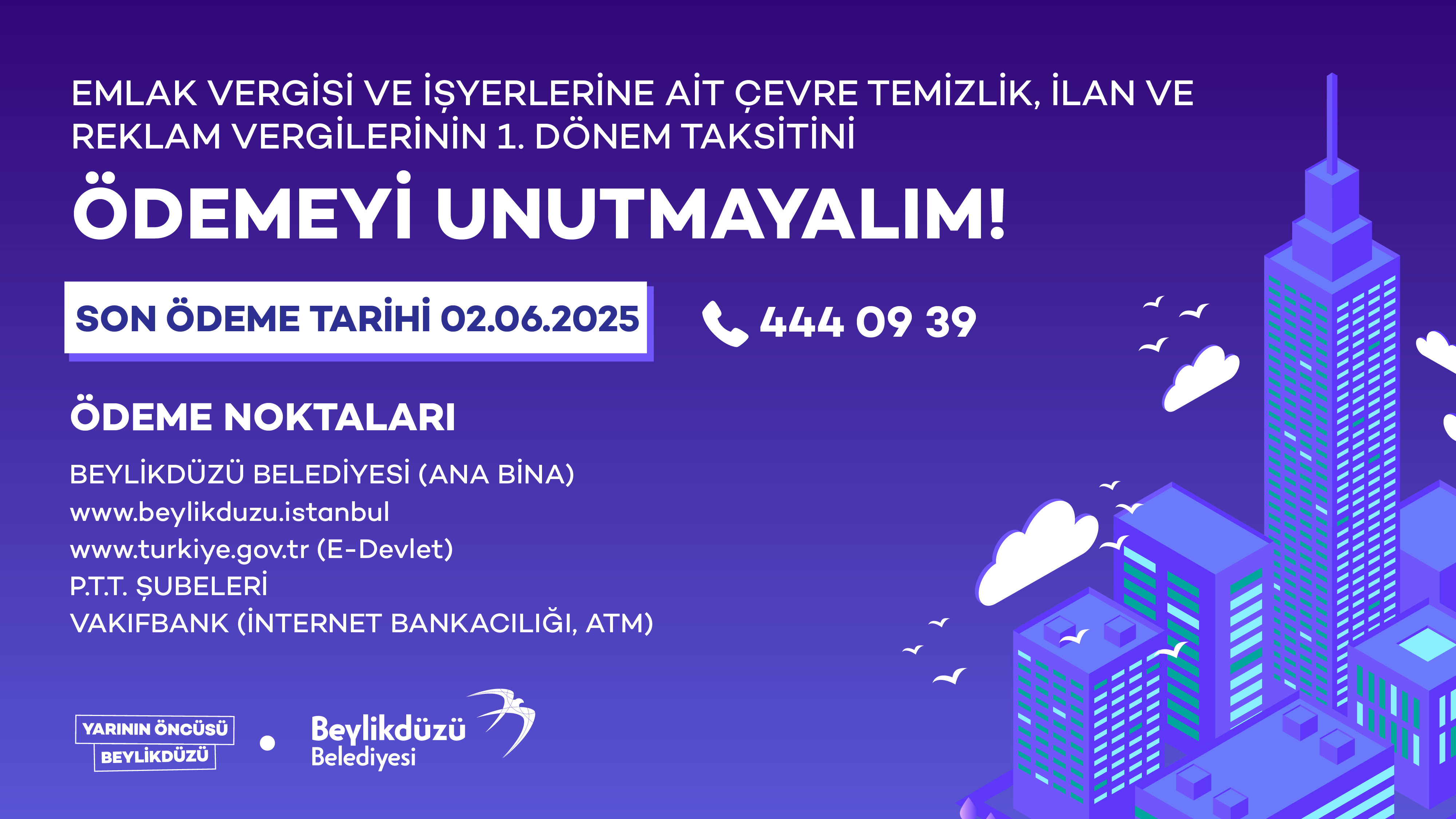 emlak vergisi 1- donem 2025_pop up