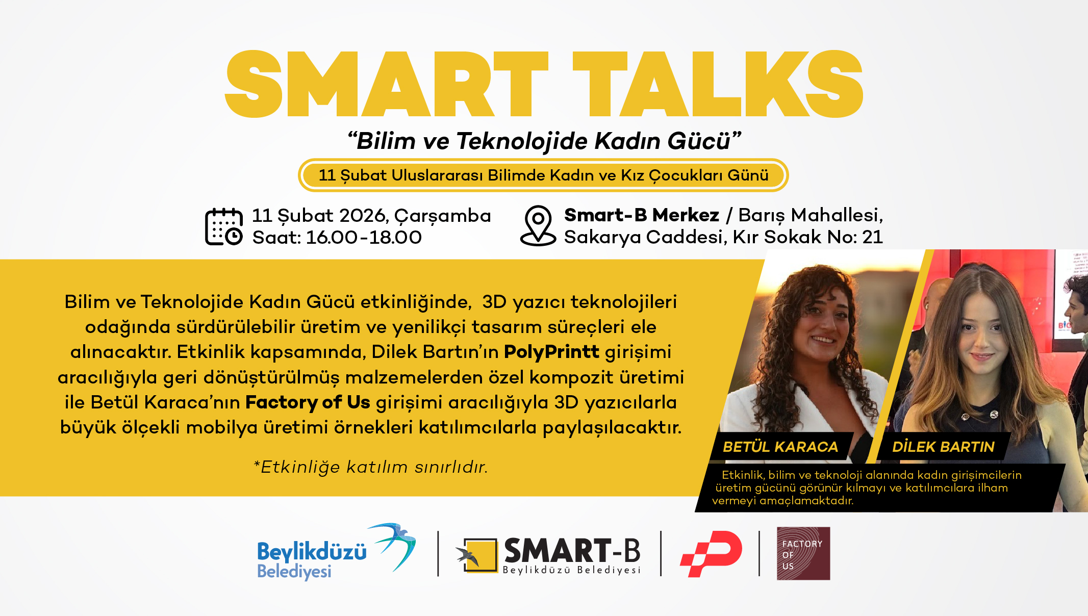 Smart_Talks_Bilim ve Teknolojide Kadın Gücü_Twitter