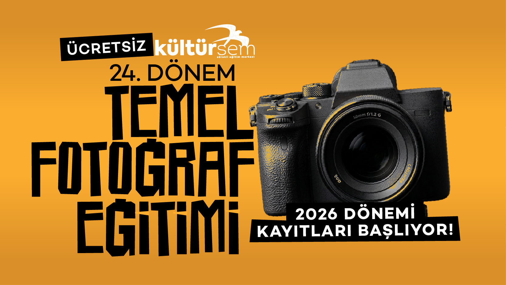 24 Dönem Fotoğraf Eğitimi 2026_Web Banner